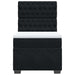 Pat box spring cu saltea, negru, 80x200 cm, catifea - WALTI WALTI