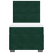 Pat box spring cu saltea, verde închis, 90x190 cm, catifea - WALTI WALTI