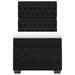 Pat box spring cu saltea, negru, 90x190 cm, catifea - WALTI WALTI