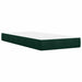 Pat box spring cu saltea, verde închis, 90x190 cm, catifea - WALTI WALTI