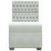Pat box spring cu saltea, gri deschis, 100x200 cm, catifea - WALTI WALTI