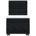 Pat box spring cu saltea, negru, 100x200 cm, catifea - WALTI WALTI