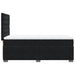 Pat box spring cu saltea, negru, 100x200 cm, catifea - WALTI WALTI