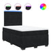 Pat box spring cu saltea, negru, 120x190 cm, catifea - WALTI WALTI
