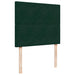 Pat box spring cu saltea, verde închis, 120x190 cm, catifea - WALTI WALTI