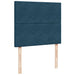 Pat box spring cu saltea, albastru, 120x190 cm, catifea - WALTI WALTI