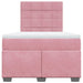 Pat box spring cu saltea, negru, 120x190 cm, catifea - WALTI WALTI