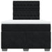 Pat box spring cu saltea, negru, 120x190 cm, catifea - WALTI WALTI