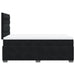 Pat box spring cu saltea, negru, 120x190 cm, catifea - WALTI WALTI