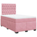 Pat box spring cu saltea, negru, 120x190 cm, catifea - WALTI WALTI