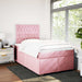 Pat box spring cu saltea, negru, 120x190 cm, catifea - WALTI WALTI