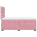 Pat box spring cu saltea, negru, 120x190 cm, catifea - WALTI WALTI