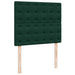 Pat box spring cu saltea, verde închis, 120x190 cm, catifea - WALTI WALTI