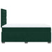 Pat box spring cu saltea, verde închis, 120x190 cm, catifea - WALTI WALTI