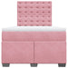 Pat box spring cu saltea, negru, 120x190 cm, catifea - WALTI WALTI