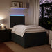 Pat box spring cu saltea, negru, 120x200 cm, catifea - WALTI WALTI