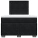 Pat box spring cu saltea, negru, 120x200 cm, catifea - WALTI WALTI