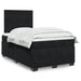 Pat box spring cu saltea, negru, 120x200 cm, catifea - WALTI WALTI