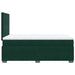Pat box spring cu saltea, verde închis, 120x200 cm, catifea - WALTI WALTI