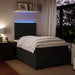 Pat box spring cu saltea, negru, 120x200 cm, catifea - WALTI WALTI