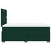 Pat box spring cu saltea, verde închis, 120x200 cm, catifea - WALTI WALTI