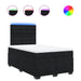 Pat box spring cu saltea, negru, 120x200 cm, catifea - WALTI WALTI