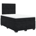 Pat box spring cu saltea, negru, 120x200 cm, catifea - WALTI WALTI
