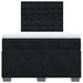 Pat box spring cu saltea, negru, 120x200 cm, catifea - WALTI WALTI