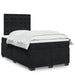 Pat box spring cu saltea, negru, 120x200 cm, catifea - WALTI WALTI