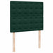 Pat box spring cu saltea, verde închis, 120x200 cm, catifea - WALTI WALTI