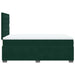 Pat box spring cu saltea, verde închis, 120x200 cm, catifea - WALTI WALTI
