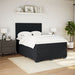 Pat box spring cu saltea, negru, 140x190 cm, catifea - WALTI WALTI