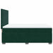 Pat box spring cu saltea, verde închis, 140x200 cm, catifea - WALTI WALTI