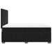 Pat box spring cu saltea, negru, 140x200 cm, catifea - WALTI WALTI