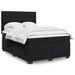 Pat box spring cu saltea, negru, 140x200 cm, catifea - WALTI WALTI