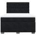 Pat box spring cu saltea, negru, 140x200 cm, catifea - WALTI WALTI