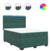 Pat box spring cu saltea, verde închis, 140x200 cm, catifea - WALTI WALTI
