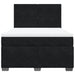 Pat box spring cu saltea, negru, 160x200 cm, catifea - WALTI WALTI