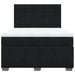 Pat box spring cu saltea, negru, 160x200 cm, catifea - WALTI WALTI