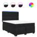 Pat box spring cu saltea, negru, 160x200 cm, catifea - WALTI WALTI