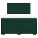 Pat box spring cu saltea, verde închis, 160x200 cm, catifea - WALTI WALTI