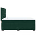 Pat box spring cu saltea, verde închis, 160x200 cm, catifea - WALTI WALTI
