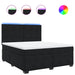 Pat box spring cu saltea, negru, 180x200 cm, catifea - WALTI WALTI
