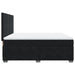 Pat box spring cu saltea, negru, 180x200 cm, catifea - WALTI WALTI