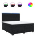 Pat box spring cu saltea, negru, 180x200 cm, catifea - WALTI WALTI