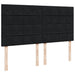 Pat box spring cu saltea, negru, 180x200 cm, catifea - WALTI WALTI