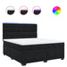 Pat box spring cu saltea, negru, 180x200 cm, catifea - WALTI WALTI