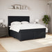 Pat box spring cu saltea, negru, 180x200 cm, catifea - WALTI WALTI