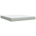 Pat box spring cu saltea, gri deschis, 180x200 cm, catifea - WALTI WALTI