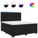 Pat box spring cu saltea, negru, 180x200 cm, catifea - WALTI WALTI